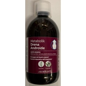 Mediplant - Metabolik Drena Androïde goût Orange 500 ml - favorise le drainage des liquides corporels et améliore les fonctio