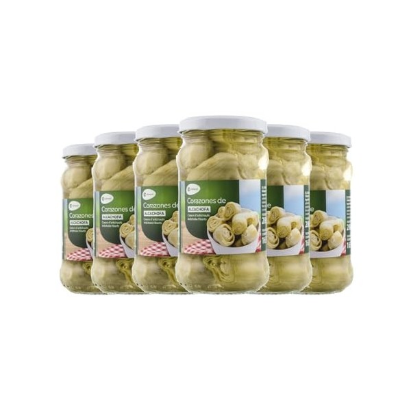 Cœurs dartichaut 1ère Coaliment 280 g x 6 flacons Total 1,68 kg