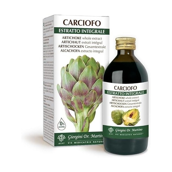 Dr. Giorgini Artichaut Extrait Intégral– 200 Ml
