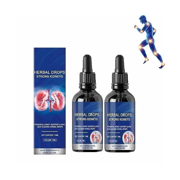 EXQST Gouttes rénales à Base de Plantes Gouttes rénales à Base de Plantes Googeer Solution orale à Base de Plantes Solution d