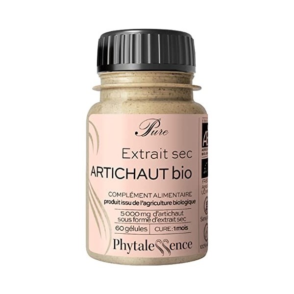 Phytalessence Pure Artichaut Bio 60 Gélules