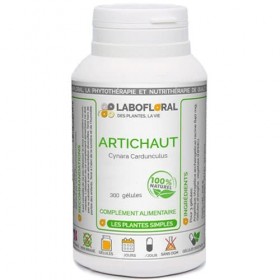 Artichaut Labofloral 300 gélules dosées à 260 mg - Complément alimentaire - Détox du foie, digestion, confort intestinal, éli