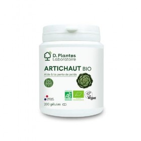 D.PLANTES - Artichaut Bio - Complément Alimentaire - Détox & Digestion - Aide à la Perte de Poids - Fabriqué en France - 200 