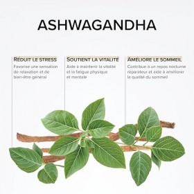Ashwagandha 1400mg - Extra Fort : 7% Withanolides - Anti Stress & Sommeil - Ashwagandha Pure - 100 Gélules Végétales - Vegan 