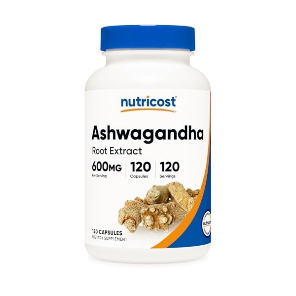 Nutricost Ashwagandha 600 mg, 120 gélules