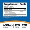 Nutricost Ashwagandha 600 mg, 120 gélules