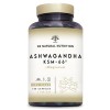 Ashwagandha KSM-66 + Magnésium. 7500 mg Extrait, 180 Gélules. Withanolides, Alcaloïdes, Flavonoïdes, Adaptogène Complet pour ...