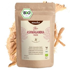 Ashwagandha poudre Bio 250g | véritable racine dashwagandha moulue dInde | ginseng indien | Ayurveda | idéal pour ajouter a