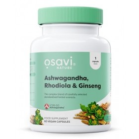 Osavi Ashwagandha + Rhodiola & Ginseng - 60 vegan capsules