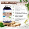 ASHWAGANDHA BIO 1200 MG GRANIONS 30 Jours - Ashwagandha KSM-66 - Anti Stress Adulte, Sommeil Adulte - 60 comprimés - Fabriqué