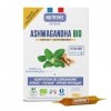 Ashwagandha Bio KSM-66 - Extra dosé 6000 mg - 5% Withanolides - Stress, Sommeil, Concentration & Vitalité - 20 Ampoules - 100