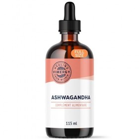 Vimergy Ashwagandha Liquide, 57 Portions – Gouttes dAshwagandha – Extrait dAshwagandha avec de la Glycérine – Complément Vé A...