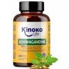 ASHWAGANDHA 800 mg – 180 Gélules | Extrait 10:1 avec Poivre Noir Pipérine | Adaptogène & Nootropique Naturel pour le Stress