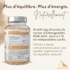 ALPS NATURE Ashwagandha KSM-66® Biologique 120 Gélules 10 000 mg – Extrait 10:1 avec 5% de Withanolides – Racine de Withania