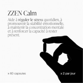 ZZEN Calm | Ashwagandha KSM-66, Extrait de Safran et Mélisse | Complément Anti Stress SuperCalm Cortisol pour Réduire Stress ...