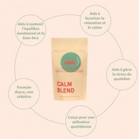 APIH Calm Blend | Ashwagandha + bisglycinate de magnésium + lavande + vitamine C, avec extrait de lavande, 60 gélules, seulem