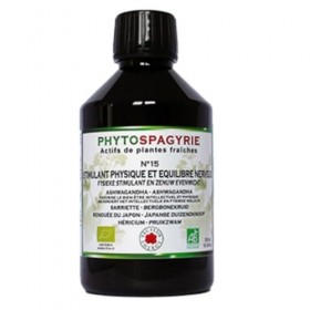 Phytospagyrie stimulant physique et équilibre nerveux n°15 BIO 300ml Vecteur Energy