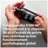 Ashwagandha KSM-66 Ultra, Formule Premium Haute Puissance 3000mg, Extrait dAshwagandha KSM-66 Bio 250mg, Enrichi en Vitamine