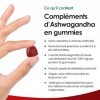 New Leaf Ashwagandha en Gummies 1 200 mg, Gummies dExtrait de Racine dAshwagandha Pur, avec 5% de Withanolides, Jus de Frui