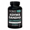 Ashwagandha High Strength PLUS | 125 mg d’extrait de racine avec 10 mg de withanolides | 180 comprimés véganes | Cure de 6 mo