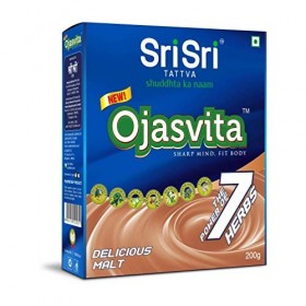 Sri Sri Tattva Ojasvita Fraise – Mélange à boisson pour un esprit vif et un corps sain – 1 kg Ashwagandha