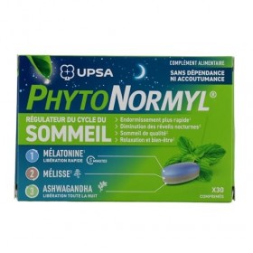 UPSA PhytoNormyl Régulateur du Cycle du Sommeil - 3 boites de 30 comprimés