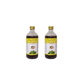 Arya Vaidya Pharmacy Lot de 2 AVP Aswagandharishtam 450ml