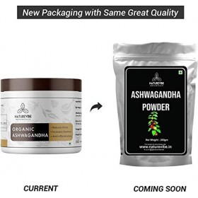 Naturevibe Botanicals Organic Ashwagandha Powder - 200gms