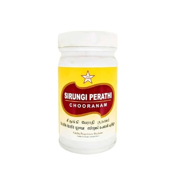 Sirungi Perathi Chooranam 500Gm Siddha products | médecine du siddha