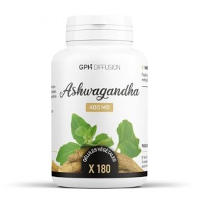 Ashwagandha racine - 400 mg - 180 gélules végétales