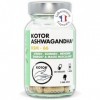 KOTOR ASHWAGANDHA KSM-66 – Anti-stress naturel, sommeil réparateur, concentration, énergie & vitalité – 5% Withanolides – Bre