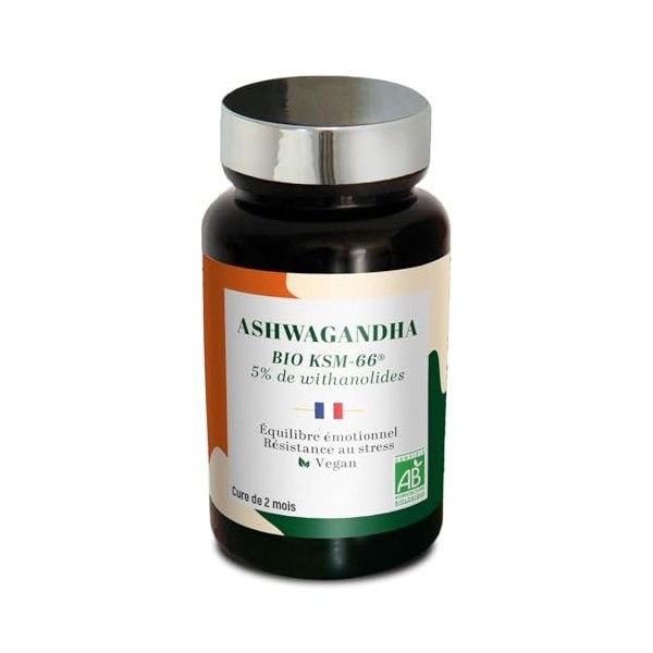 ASHWAGANDHA BIO KSM-66® 5% de Withanolides