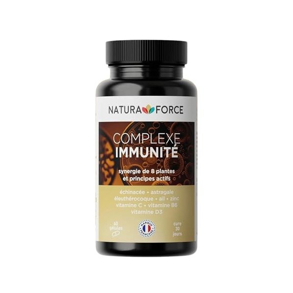 Complexe Immunité - Synergie de plantes adaptogènes_Défenses naturelles de lorganisme_Augmente les niveaux dénergie et aide