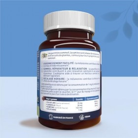JUVAMINE - Gummies Sommeil- Endormissement facilité - Sommeil réparateur - Décalage horaire - Passiflore - Camomille - Aubépi