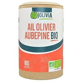Ail-Olivier-Aubépine - Capsules de 270 mg - 180 capsules