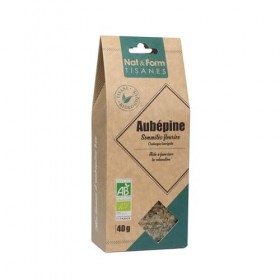 Nat&Form Tisane Aubépine Bio 40g Aubépine