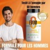 Booster Anti Fatigue Homme EVOM - Énergie Physique et Tonus Mental - Magnésium 26% VNR , Bacopa BACOGNIZE®, Ginkgo, NADH, ac