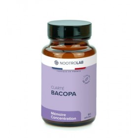 Bacopa Monnieri – Cure de 20 jours -1125 mg - Mémoire, Concentration & Clarté Mentale – Soutien Cognitif Naturel – 60 Gélules