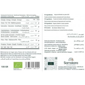 Brahmi en poudre | par la tribu Samskara | Brahmi Bacopa Monnieri | 100g | pour la clarté mentale et léquilibre émotionnel |