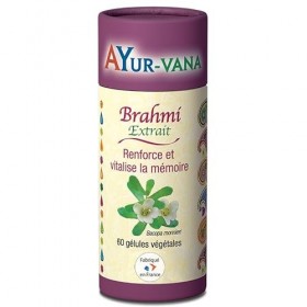 Brahmi extrait AYur-vana - 60 gélules - Renforce et vitalise la mémoire