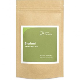 Terra Elements Brahmi bio en poudre 100 g I hysope d’eau I 100% pure I vegan I qualité crue