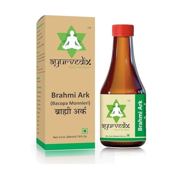 Brahmi Ark | Distillat de Bacopa Monnieri pour le bien-être de lesprit, améliore lalerte, potion entièrement naturelle lot