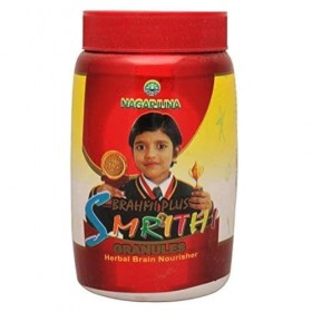 NAGARJUNA Brahmi Plus Smrithi Granules Engrais pour cerveau Rouge 400 g Taille M