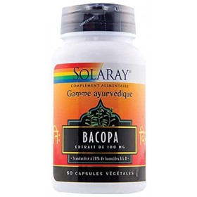 Solaray Bacopa 60 Capsules Végétales