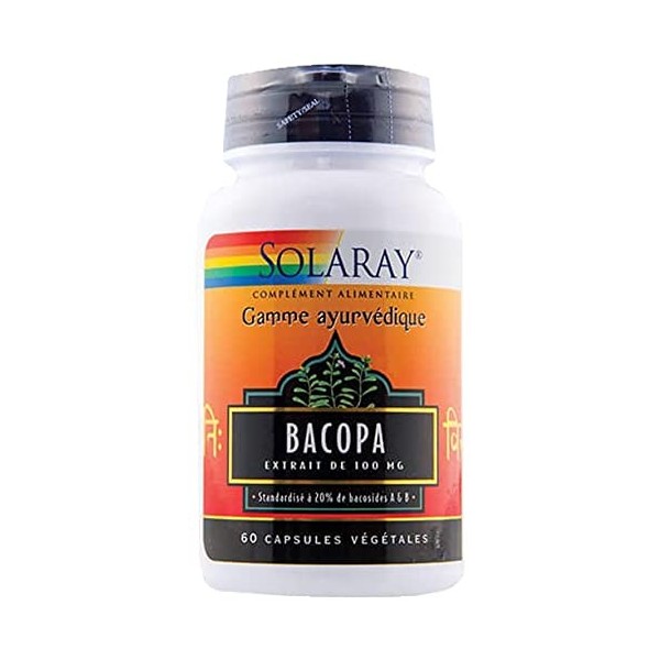 Solaray Bacopa 60 Capsules Végétales