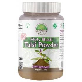 Aryan Herbals Tulsi Poudre de feuille de basilic sacré 100 g