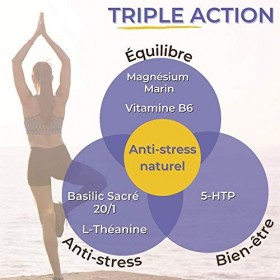 NUTRIGÉE - Basilic Sacré Fort - Équilibre - Anti-Stress - Bien-Être - Régule LHumeur, Agit Contre Le Stress, Réduit La Fatig