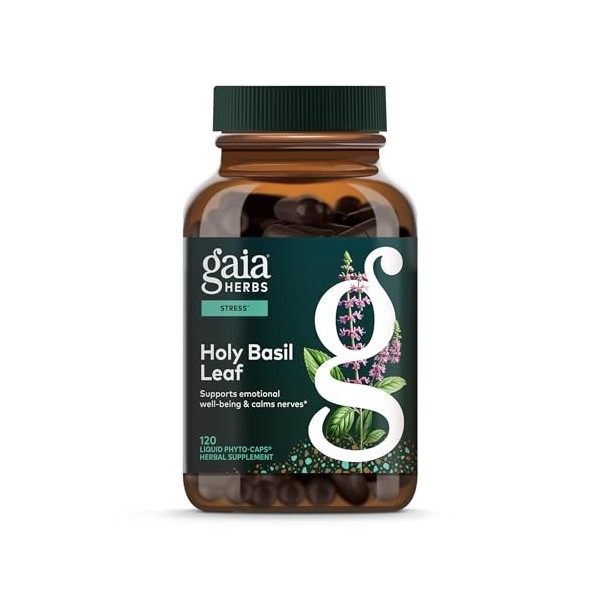 Saint Basil Leaf, 120 Veggie Liquid Phyto-Caps - Gaia Herbs