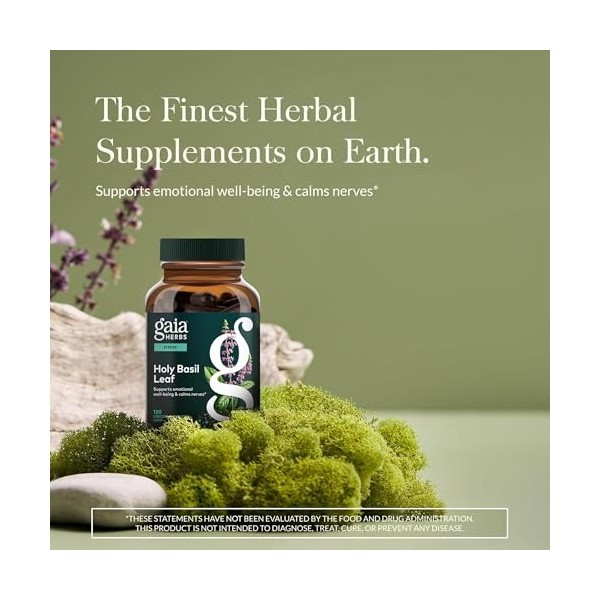 Saint Basil Leaf, 120 Veggie Liquid Phyto-Caps - Gaia Herbs