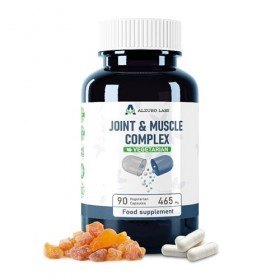 Alzuro Labs Complexe Articulations et Muscles 465mg - 90 Gélules | Boswellia Serrata, Griffe du Diable, PEA, Vitamine C & D3 